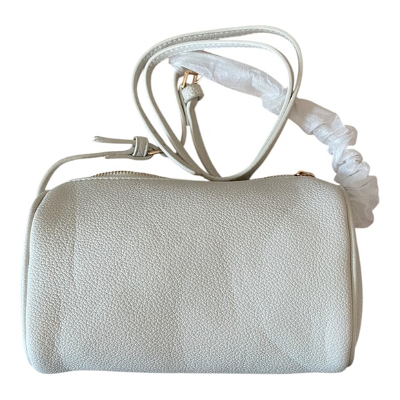 Commense Cream Mini Barrel Bag Purse Women’s Handbag NEW - Picture 3 of 12